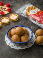 Besan Ladoo - With Sugar