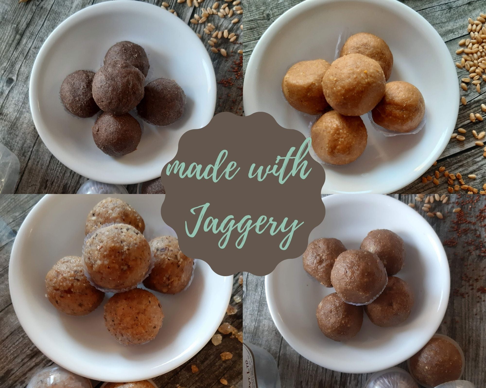 Healthy and Tasty Pure Ghee Ladoo with Jaggery combo