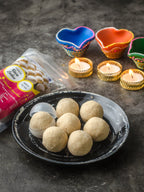Rava Ladoo - With Sugar