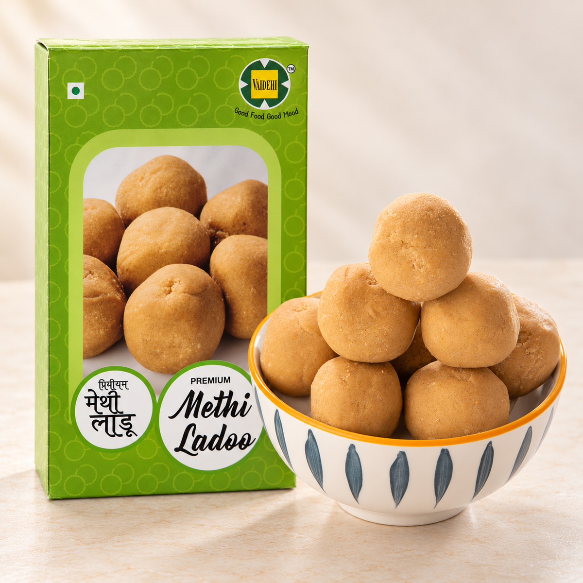 Methi Ladoo - With Sugar