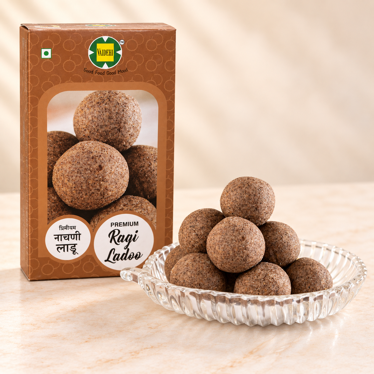 Nachani Ladoo - With Sugar